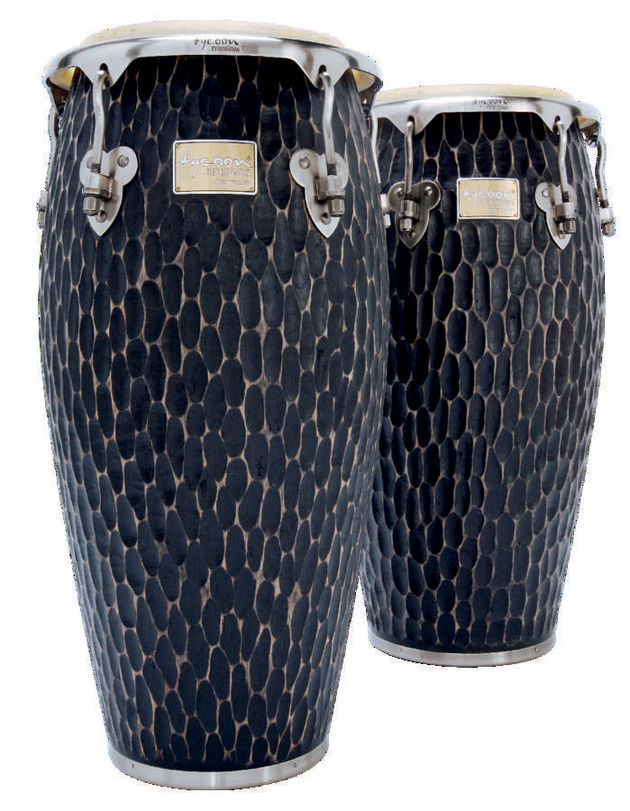 The 11" quinto and 11¾" conga set.